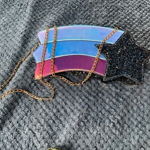 Novelty Rainbow with star novelty purse